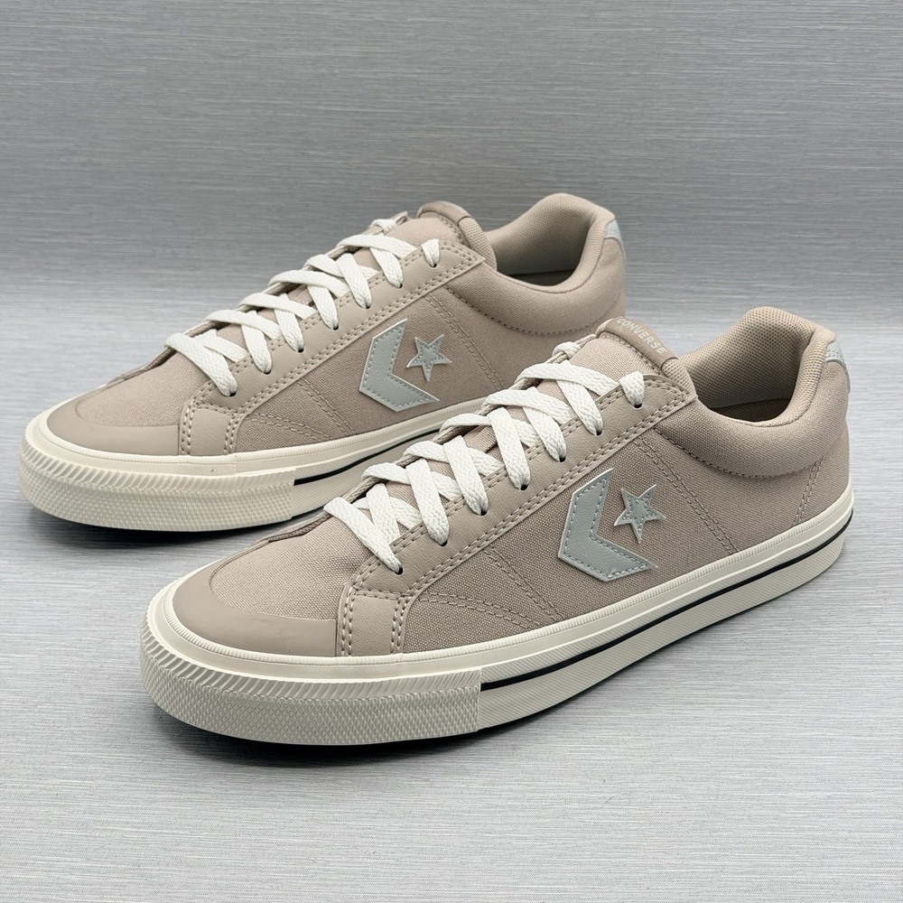Converse Men's 12 Sneakers Beige Gray Low Top Sport Casual Neutral A13223F
